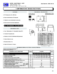 Datasheet DI100 manufacturer Неопределенные