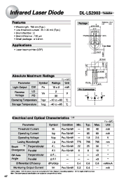 Datasheet DL-LS2003 производства Неопределенные