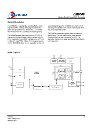 Datasheet DM9009F manufacturer Неопределенные
