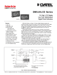 Datasheet DMS-20 manufacturer Неопределенные