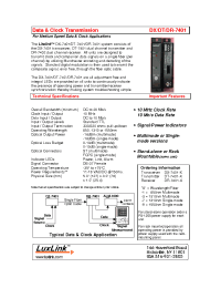Datasheet DR-7401-1 manufacturer Неопределенные