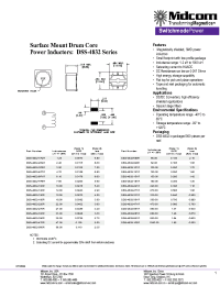 Datasheet DSS-4832-2R4R manufacturer Неопределенные