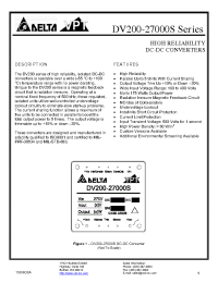 Datasheet DV200-27005S manufacturer Неопределенные