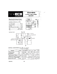 Datasheet ECG1081A manufacturer Неопределенные