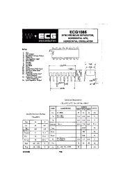 Datasheet ECG1086 manufacturer Неопределенные