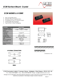 Datasheet ECM90SMX manufacturer Неопределенные