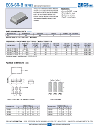 Datasheet ECS-SR1-3.00-B manufacturer Неопределенные