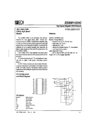 Datasheet EDI8M11024C manufacturer Неопределенные