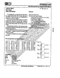 Datasheet EDI8M32128C manufacturer Неопределенные