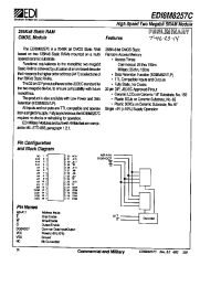 Datasheet EDI8M8257CLP85C6B manufacturer Неопределенные