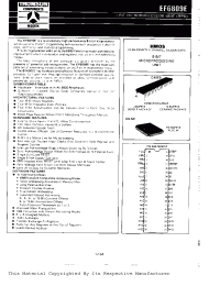 Datasheet EF6809E производства Неопределенные