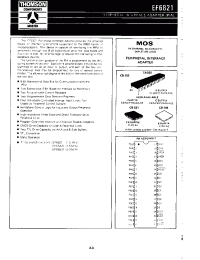 Datasheet EF68A21 manufacturer Неопределенные