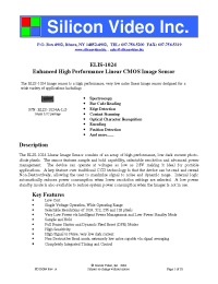 Datasheet ELIS-1024 manufacturer Неопределенные