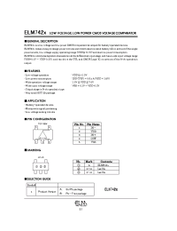 Datasheet ELM742x manufacturer Неопределенные