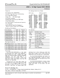 Datasheet EM614163A-30 manufacturer Неопределенные