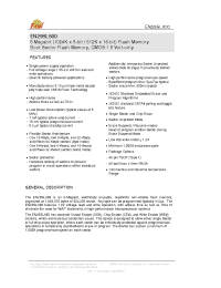 Datasheet EN29SL800 manufacturer Неопределенные