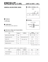 Datasheet ERC01F manufacturer Неопределенные