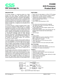 Datasheet ES4408 производства Неопределенные