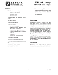 Datasheet ES5108F производства Неопределенные