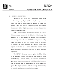 Datasheet ES5120AQ производства Неопределенные