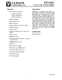 Datasheet ES51962 производства Неопределенные