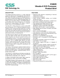 Datasheet ES6629F производства Неопределенные