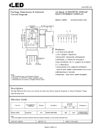 Datasheet ESA56-11EWA производства Неопределенные