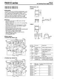 Datasheet FA5515P manufacturer Неопределенные