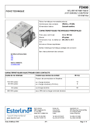 Datasheet FD600C1A manufacturer Неопределенные