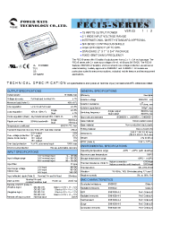 Datasheet FEC15-12S05 manufacturer Неопределенные