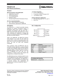 Datasheet FM24CL04 manufacturer Неопределенные