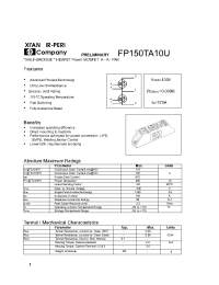 Datasheet FP150TA10U manufacturer Неопределенные