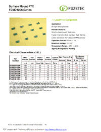Datasheet FSMD010-1206 manufacturer Неопределенные