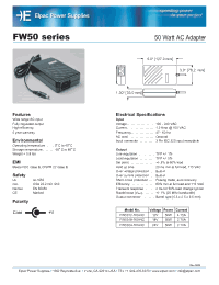 Datasheet FW5012-760-NC manufacturer Неопределенные