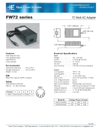 Datasheet FW7212-D5-NC manufacturer Неопределенные