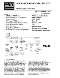 Datasheet FX419LGLH manufacturer Неопределенные
