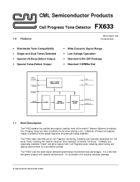 Datasheet FX633D4 manufacturer Неопределенные