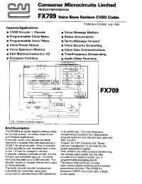 Datasheet FX709 manufacturer Неопределенные