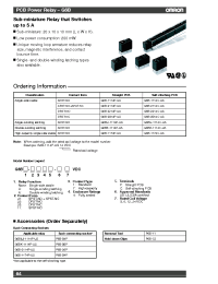 Datasheet G6B-1114CUS24VDC manufacturer Неопределенные