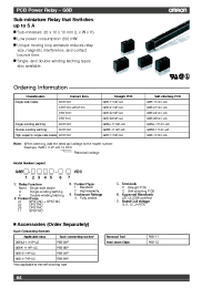 Datasheet G6B-2114PUS24VDC manufacturer Неопределенные