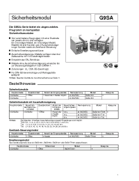 Datasheet G9SA-301 manufacturer Неопределенные