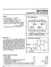 Datasheet GD75189 manufacturer Неопределенные
