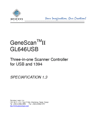 Datasheet GL646USB manufacturer Неопределенные