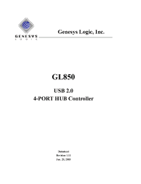 Datasheet GL850 manufacturer Неопределенные