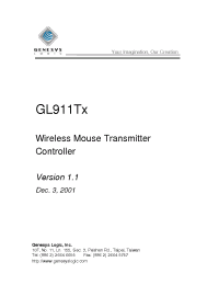 Datasheet GL911Tx manufacturer Неопределенные