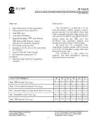 Datasheet GLT44016-28TC manufacturer Неопределенные