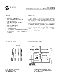 Datasheet GLT7256L08-15J3 manufacturer Неопределенные