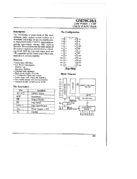 Datasheet GM76C28A manufacturer Неопределенные