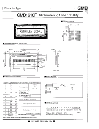 Datasheet GMD1610F manufacturer Неопределенные
