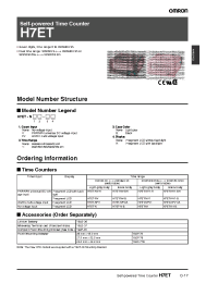Datasheet H7ET-NV1-B manufacturer Неопределенные